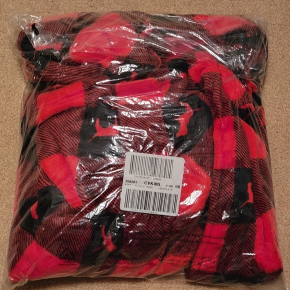 PINK Victoria's Secret Dog Plaid Robe - Picture 4 of 5